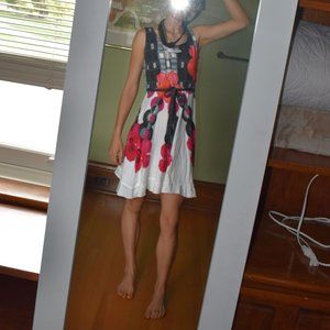 Size S Desigual Flower Patterned Mini Dress